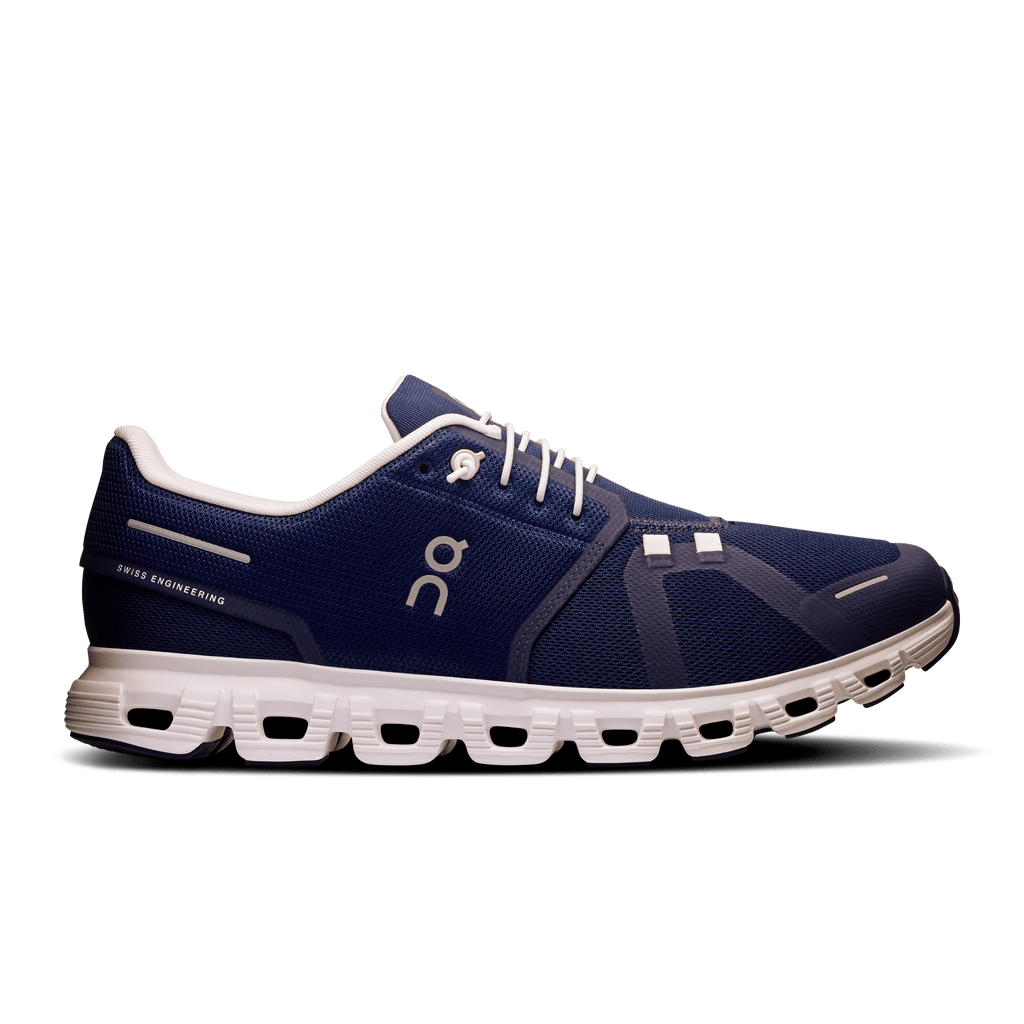 On Men's Cloud 6 Midnight White